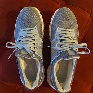 Beautiful blue OC Swiss engineering running shoe